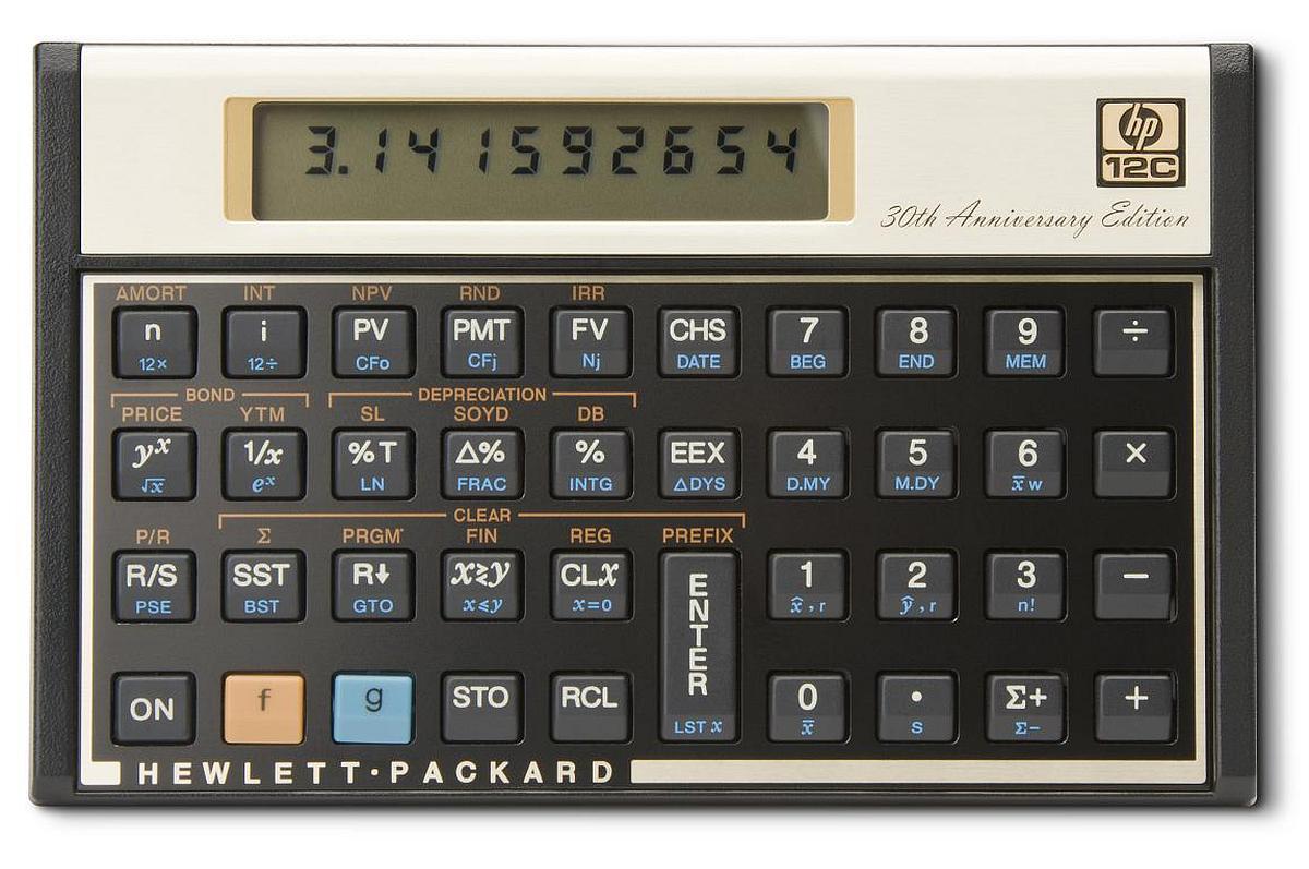 HP 12c Finanční kalkulátor - 30th Anniversary (NW258AA)