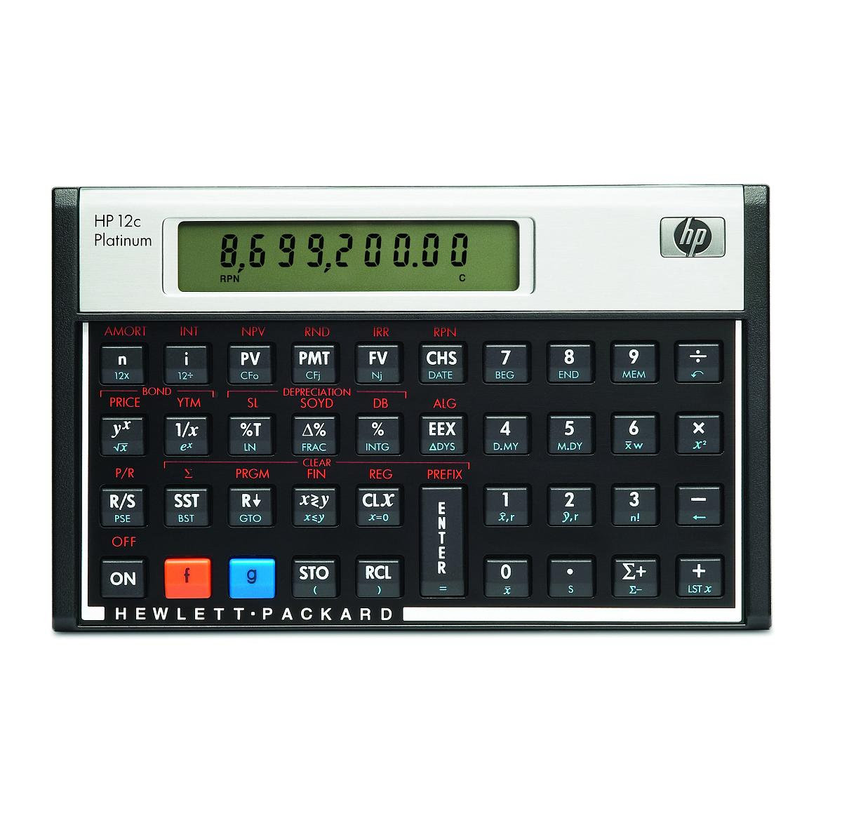 HP 12c Finanční kalkulátor - Platinum edition (F2231AA)