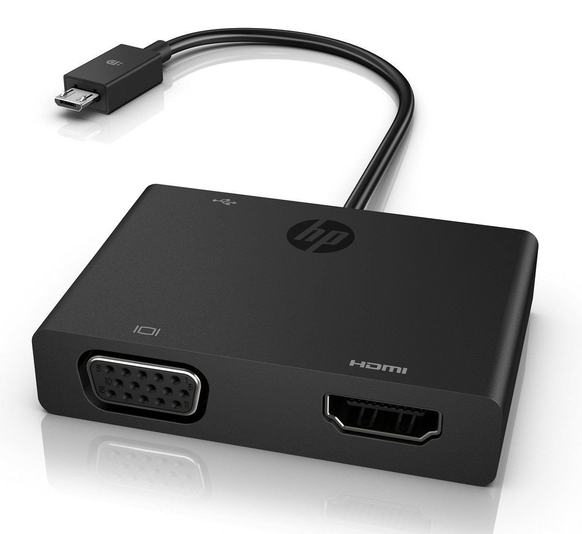 Adaptér HP micro USB na HDMI/VGA (K2P81AA)
