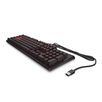 Klávesnice OMEN by HP Encoder Keyboard Red (6YW76AA)