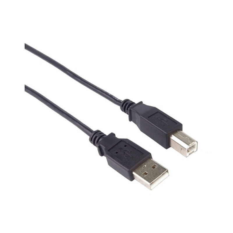 PremiumCord Kabel USB 2.0 A-B propojovací 2m - černý (KU2AB2BK)