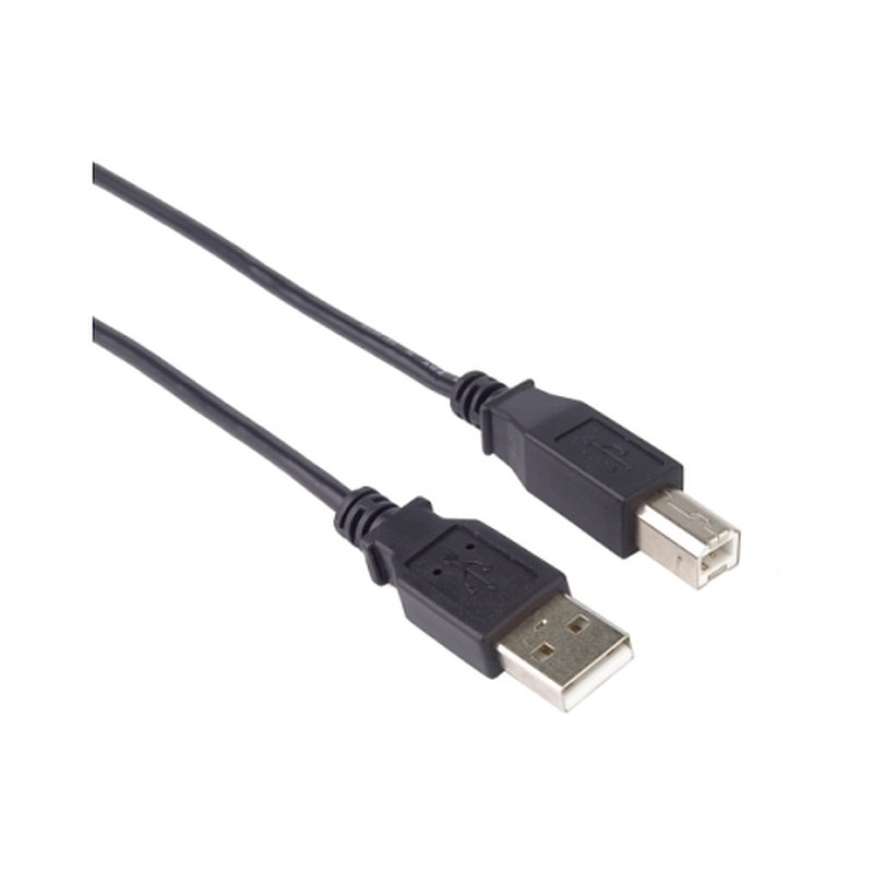 PremiumCord kabel USB 2.0 A-B propojovací 2m - černý (KU2AB2BK)