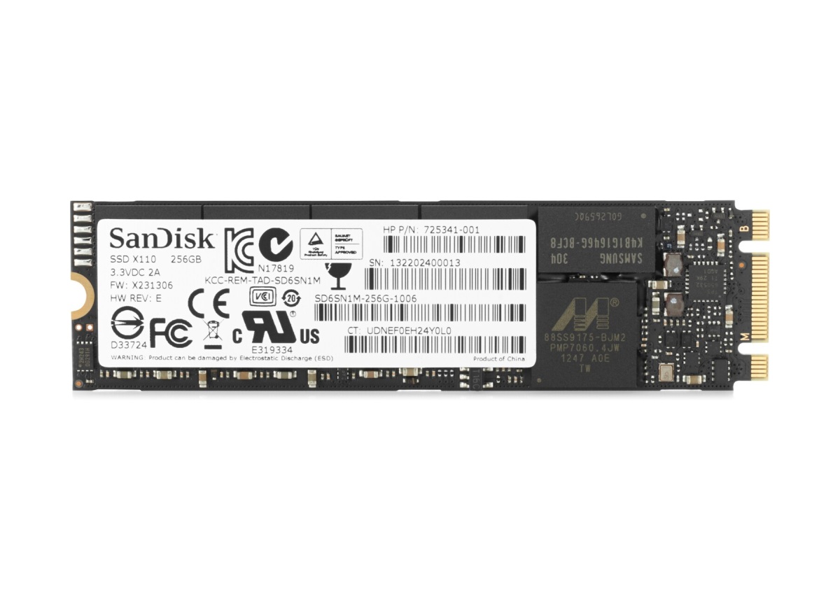 M.2 SSD disk HP Turbo Drive G2 - 256 GB (1CA51AA)