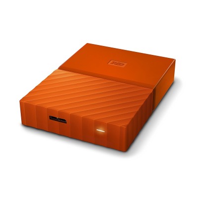 Externí disk WD My Passport 2 TB -&nbsp;oranžový (WDBYFT0020BOR-WESN)