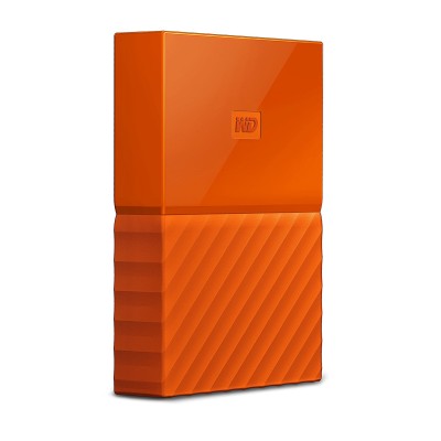 Externí disk WD My Passport 2 TB - oranžový (WDBYFT0020BOR-WESN)