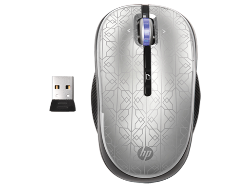 Bezdrátová myš HP - Silver (WE790AA)
