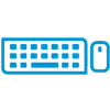 ikona - Klávesnice, myši, pera