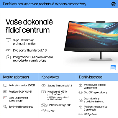 Hlavní přednosti