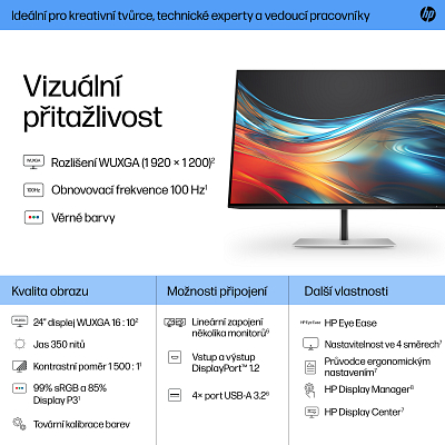Hlavní přednosti