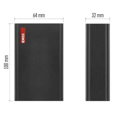 Powerbanka EMOS 20 000 mAh 65 W PD (1613056000)