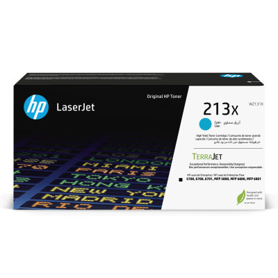 Toner HP 213X azurový (W2131X)