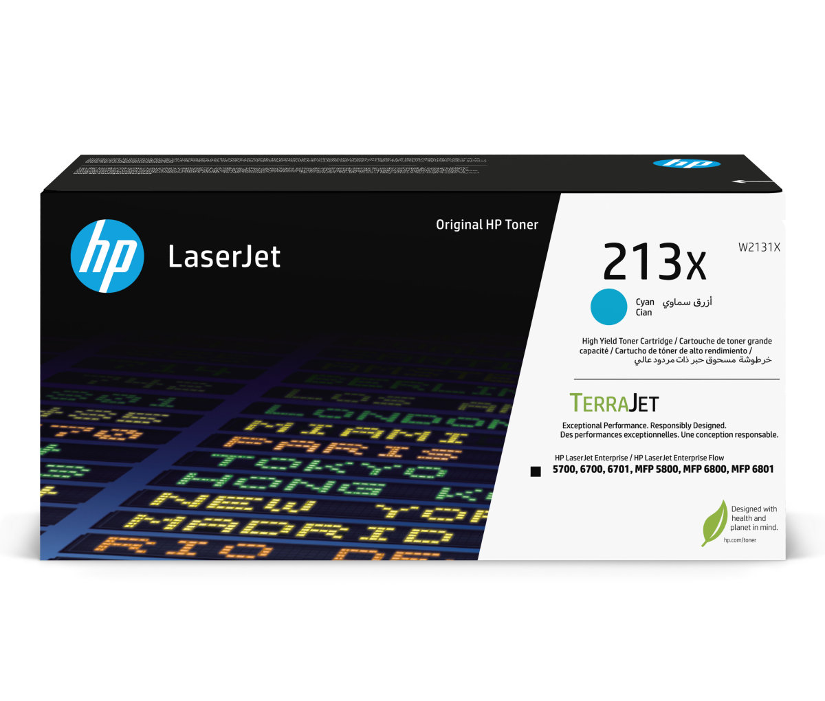 Toner HP 213X azurový (W2131X)