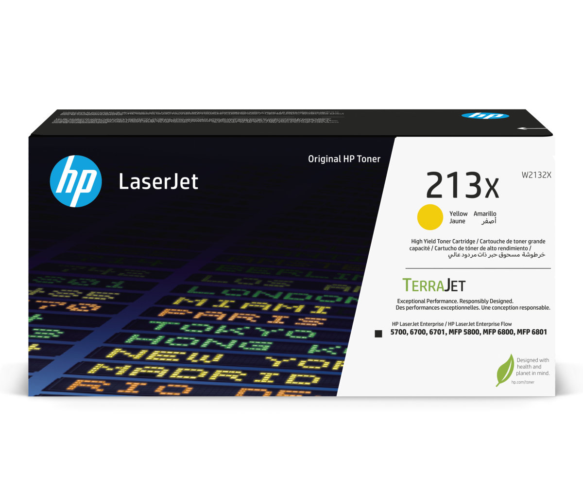 Toner HP 213X žlutý (W2132X)