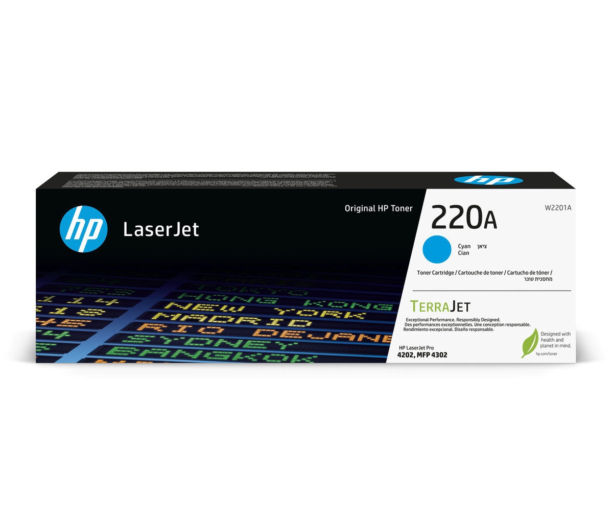 Toner HP 220A azurový (W2201A)