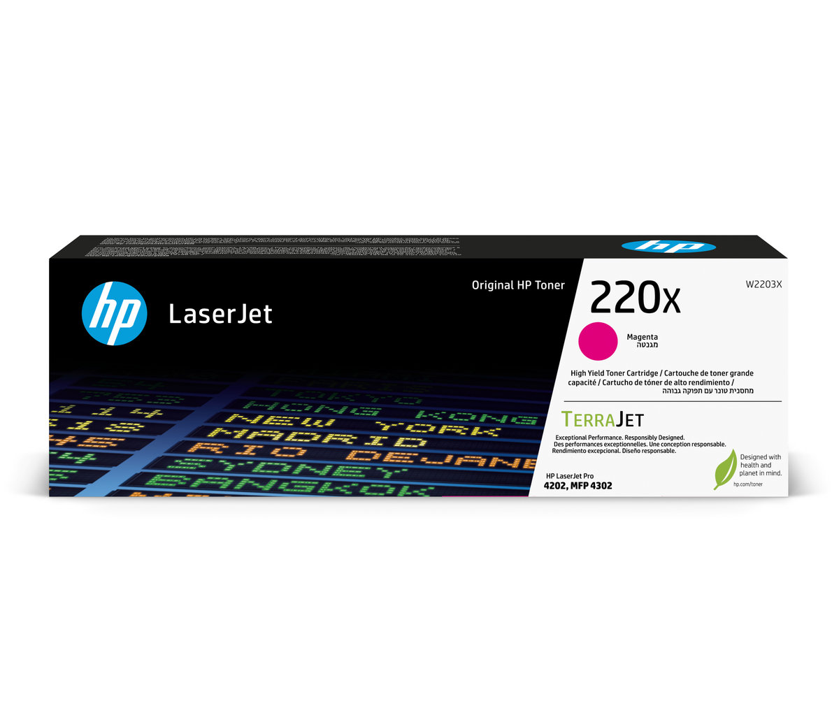 Toner do tiskárny HP 220X purpurový (W2203X)