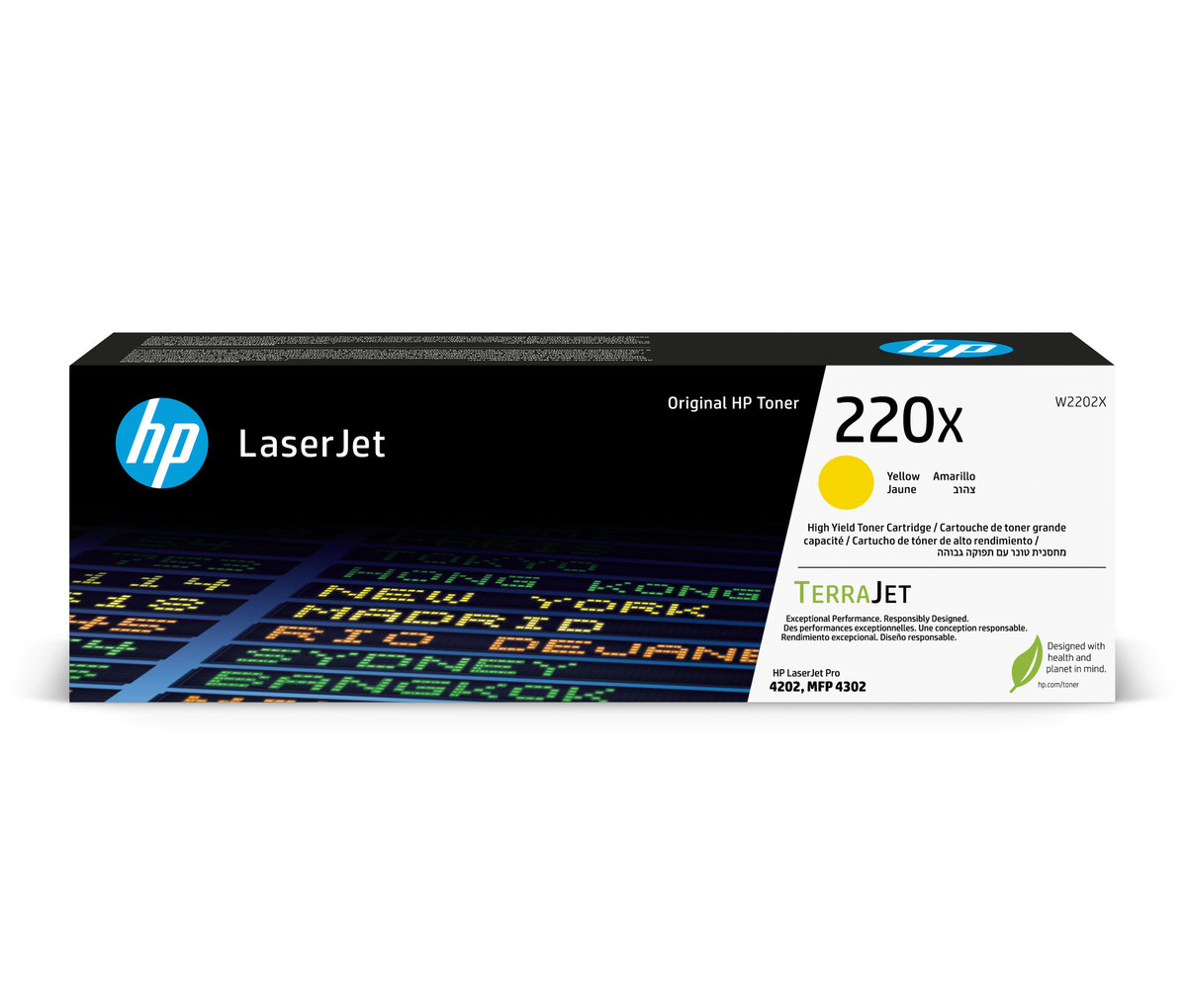 Toner HP 220X žlutý (W2202X)