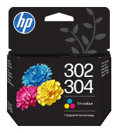 Inkoustová kazeta HP 302/304 tříbarevná (B7RT6AE)