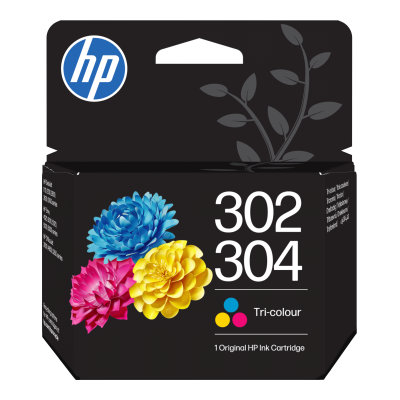 Inkoustová kazeta HP 302/304 tříbarevná (B7RT6AE)