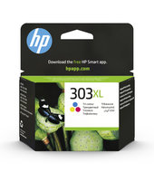 Inkoustová náplň HP 303XL tříbarevná (T6N03AE)