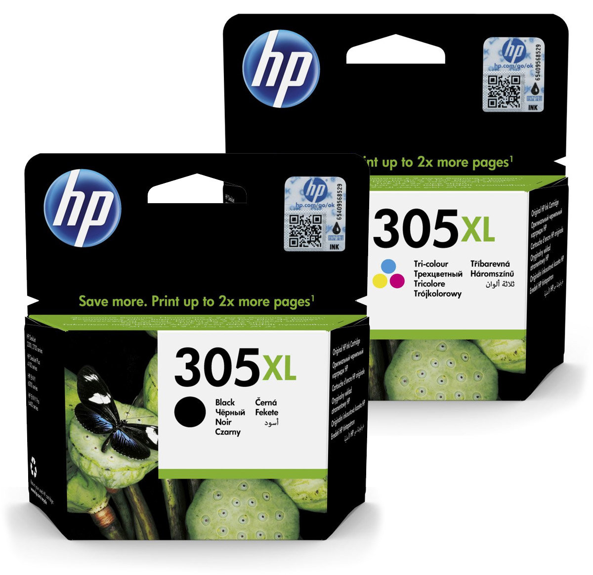 Sada inkoustových kazet HP 305XL pro snadné objednání (HP-305XL)