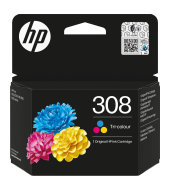 Inkoustová náplň HP 308 tříbarevná (7FP20UE)