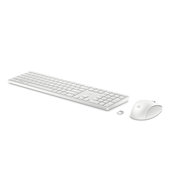 Bezdrátová klávesnice a myš HP 650 - bílá (4R016AA)
