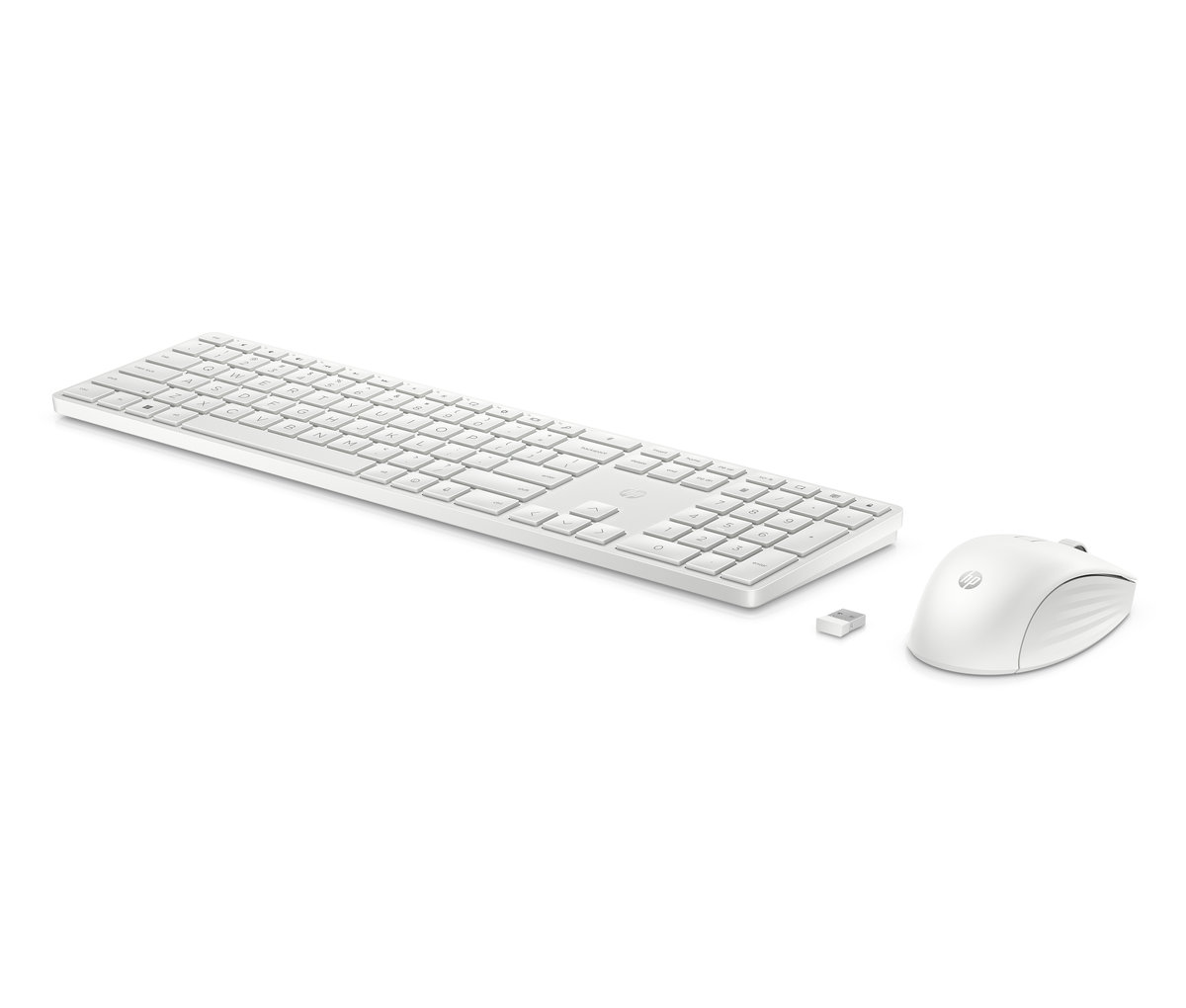 Bezdrátová klávesnice a myš HP 650 - bílá (4R016AA#AKB)
