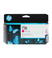 Inkoustová náplň HP 738 purpurová (130 ml) (498N6A)