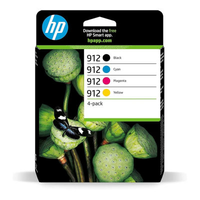 Inkoustová náplň HP 912 kombinované balení (6ZC74AE)