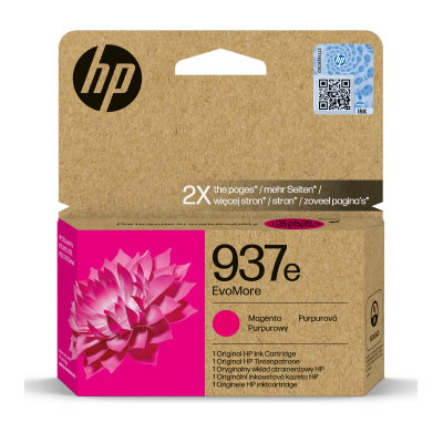 Inkoustová náplň HP 937e EvoMore purpurová (4S6W7NE)