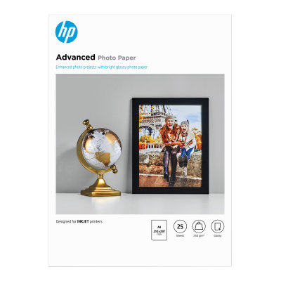 Fotopapír HP Advanced Photo -&nbsp;lesklý, 25 listů A4 (Q5456A)