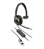 HP Poly Mission 815 Monaural USB Wired Headset (C01F8AA)