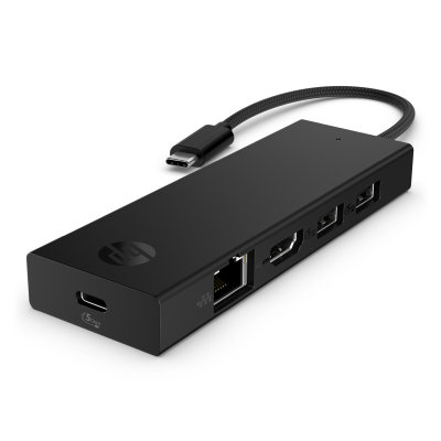 HP Portable USB-C 4K HDMI Hub (BR1U0UT)
