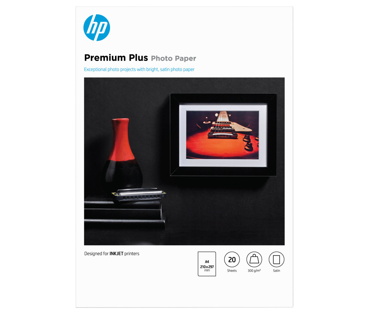 Fotopapír HP Premium Plus - pololesklý / A4 / 20 listů (CR673A)