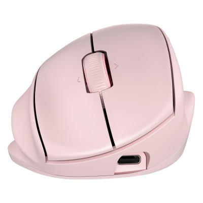 Bezdrátová myš HP Tilt Ergonomic Mouse 720M Pink (BH7N4AA)