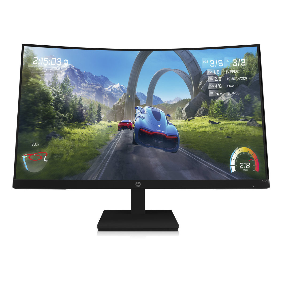 HP X32c FHD Gaming Monitor (33K31AA)