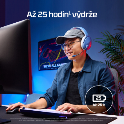 HyperX Cloud Jet - Wireless Gaming Headset (Light Blue)