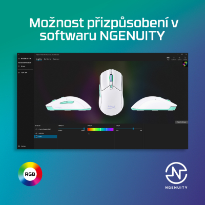 HyperX Pulsefire Haste 2 Core - Wireless Gaming Mouse (White)