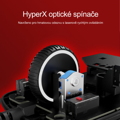 HyperX Pulsefire Saga - Gaming Mouse (Black)