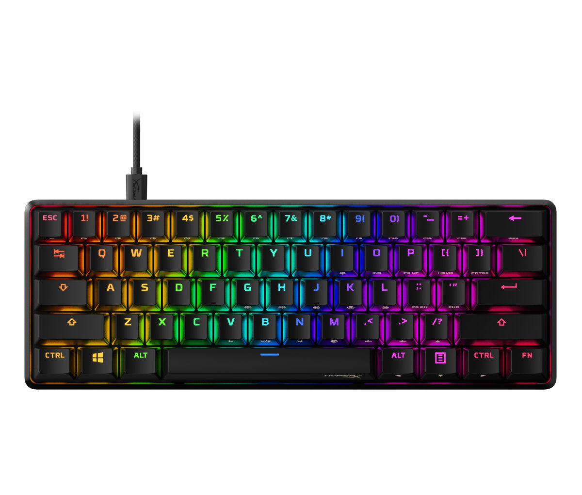 HyperX Alloy Origins 60 - Mechanical Gaming Keyboard - HX Aqua (56R61AA#ABA)