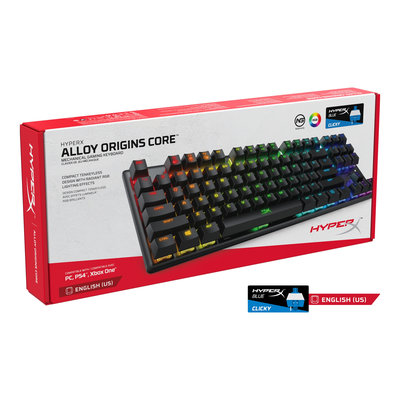 HyperX Alloy Origins Core - Mechanical Gaming Keyboard - HX Blue (4P5P2AA)