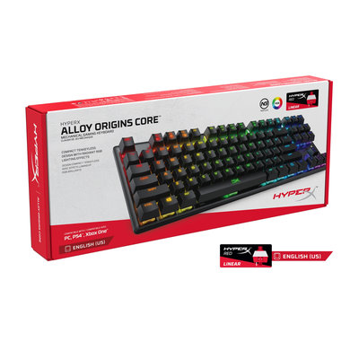 HyperX Alloy Origins Core - Mechanical Gaming Keyboard - HX Red (4P5P3AA)