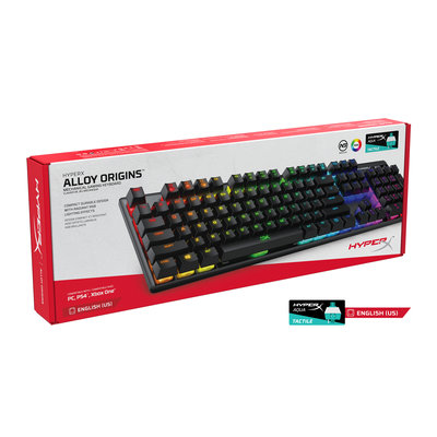 HyperX Alloy Origins - Mechanical Gaming Keyboard - HX Aqua (4P5N9AA)