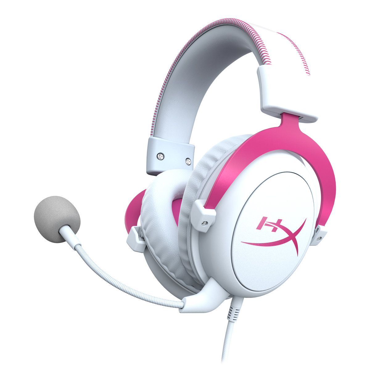 HyperX Cloud II - Gaming Headset (White-Pink) (4P5E0AA)