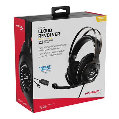HyperX Cloud Revolver - Gaming Headset + 7.1 (Gunmetal) (4P5K5AA)