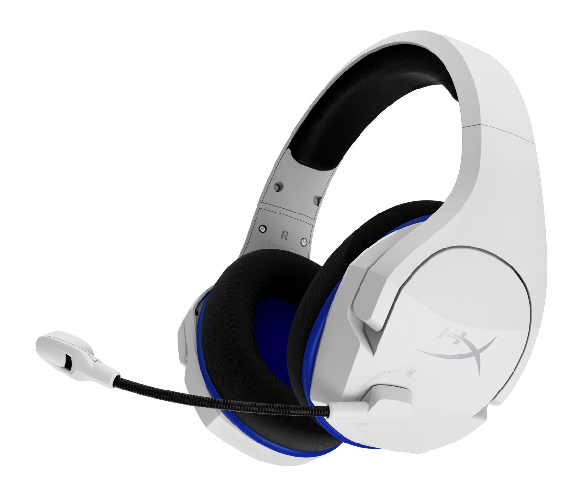 HyperX Cloud Stinger Core - Wireless Gaming Headset - PlayStation (White-Blue) (4P5J1AA)