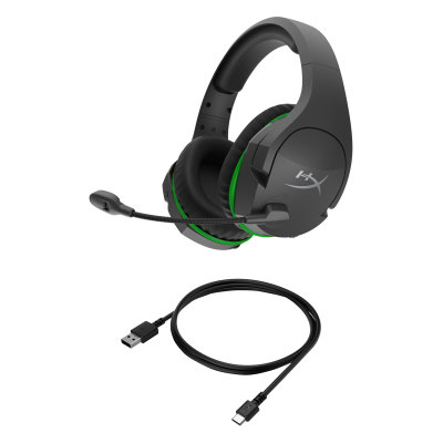 HyperX CloudX Stinger Core - Wireless Gaming Headset - Xbox (Black-Green) (4P5J0AA)