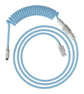 HyperX USB-C Coiled Cable Light Blue-White (6J680AA)