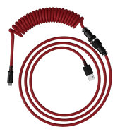 HyperX USB-C Coiled Cable Red-Black (6J677AA)