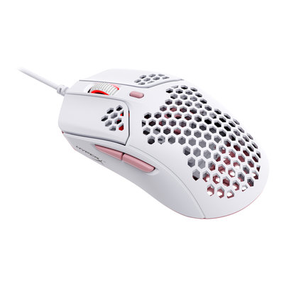 HyperX Pulsefire Haste - Gaming Mouse (White-Pink) (4P5E4AA)